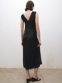 Платье миди MANGO модель 87014421_99 Платье миди MANGO модель 87014421_99 Фото