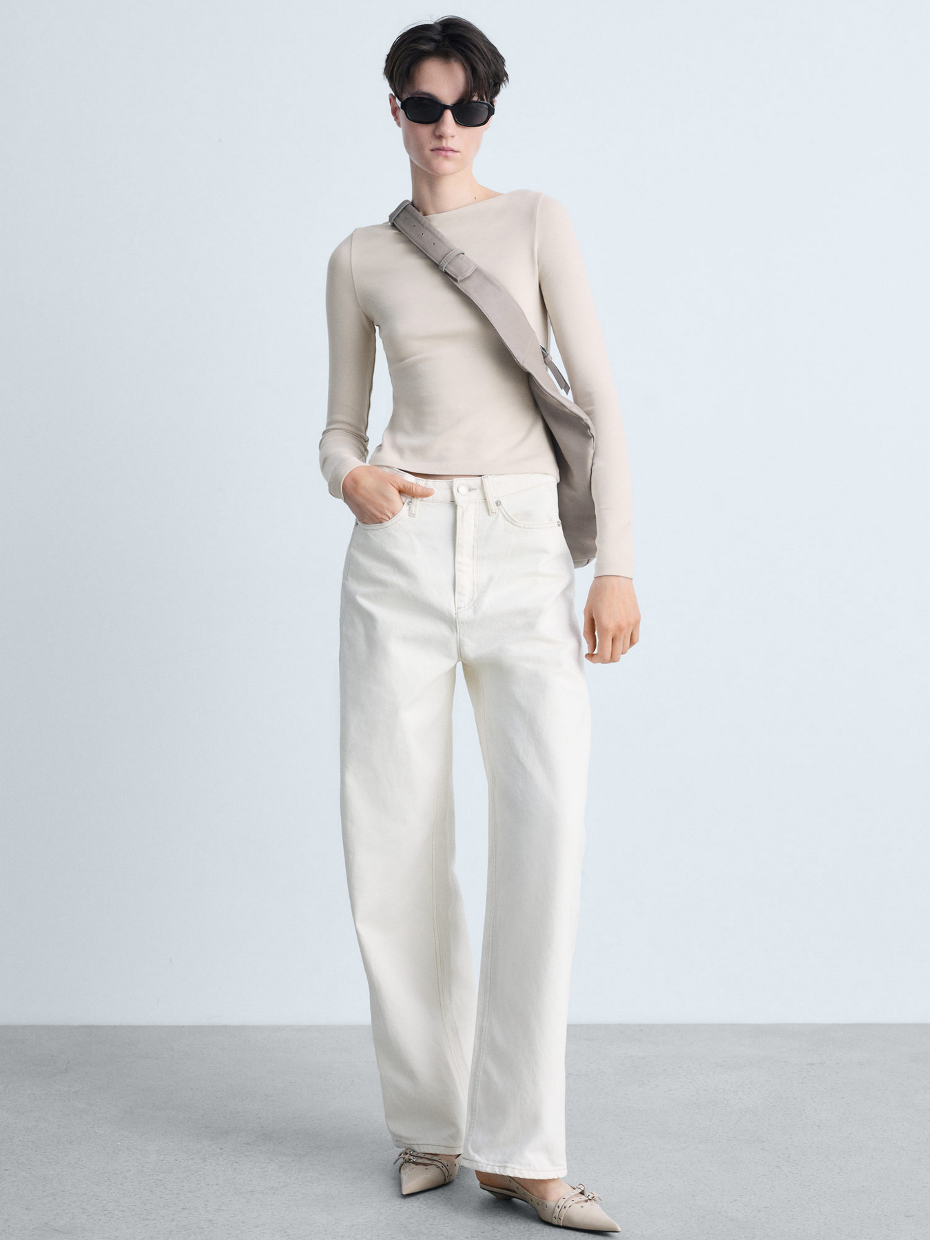 Лонгслив MANGO модель 87043281_6 Фото