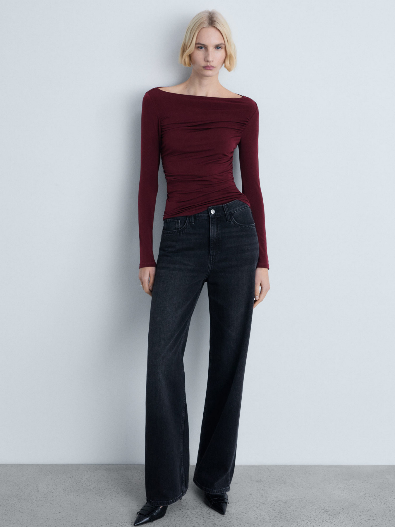 Лонгслив MANGO модель 87084091_77 Фото