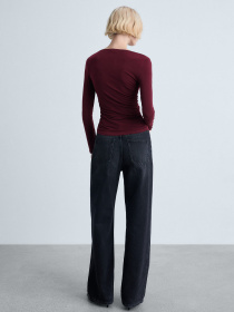 Лонгслив MANGO модель 87084091_77 Фото