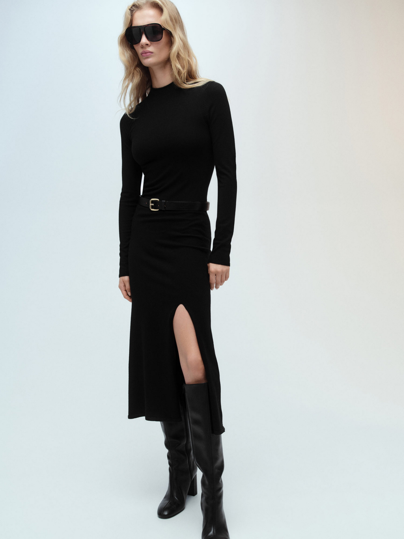 Платье миди MANGO модель 87060425_99 Фото