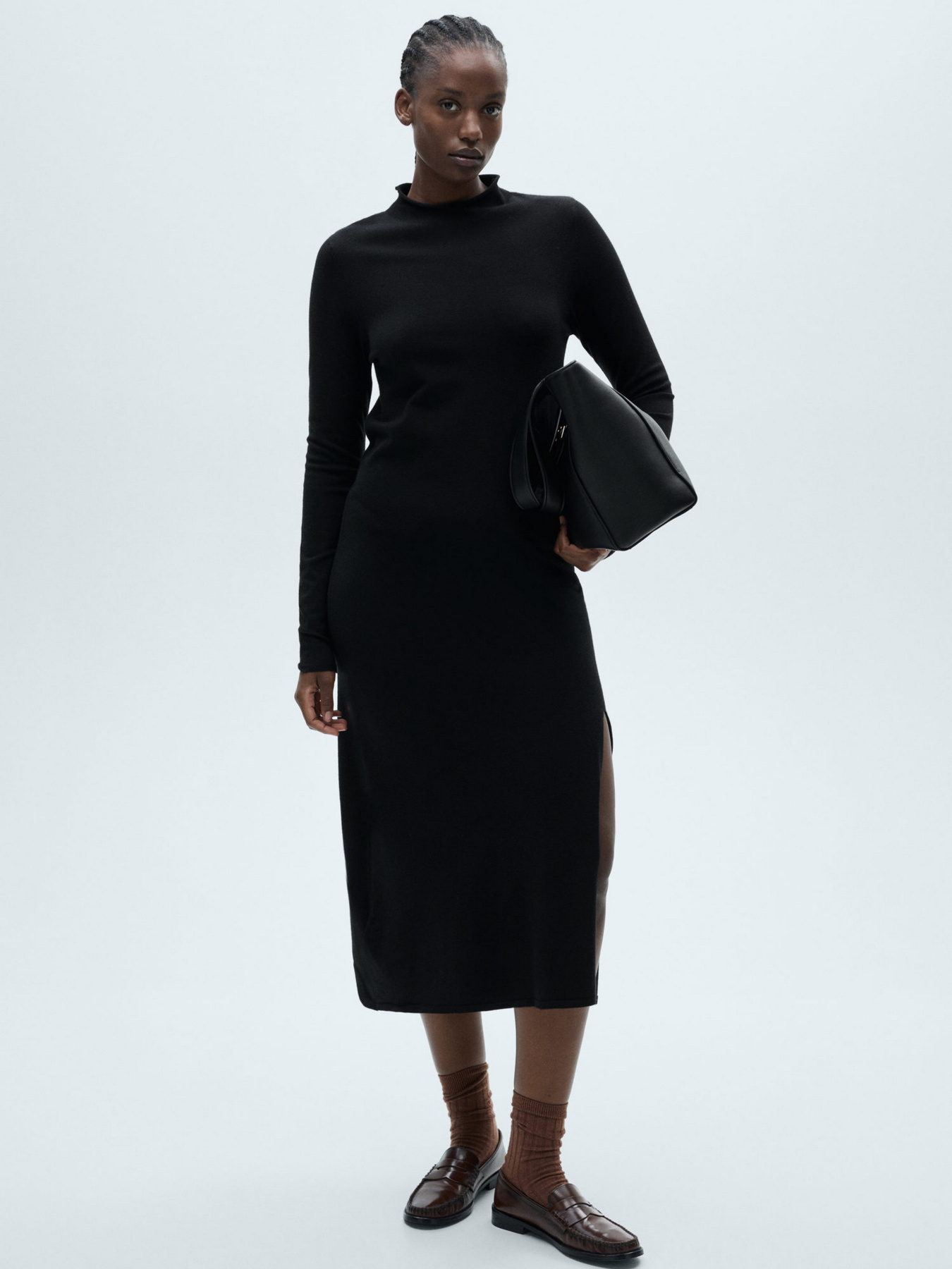 Платье миди MANGO модель 87060425_99 Фото