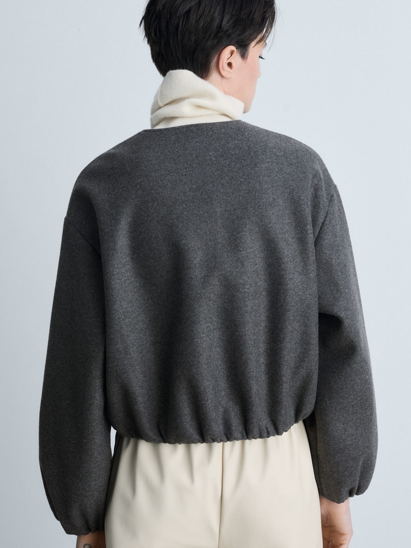 Бомбер MANGO модель 87063290_92 Фото