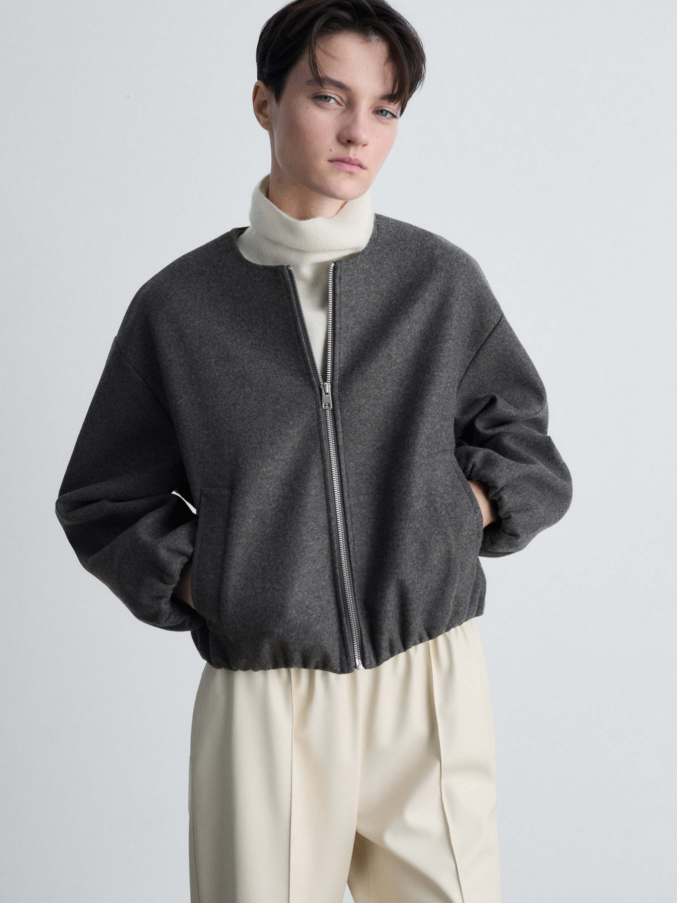 Бомбер MANGO модель 87063290_92 Бомбер MANGO модель 87063290_92 Фото