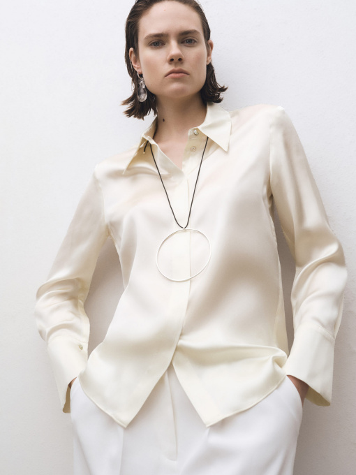 Рубашка MANGO модель 87084076_2 Фото