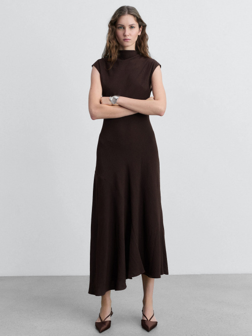 Платье миди MANGO модель 87084808_30 Фото