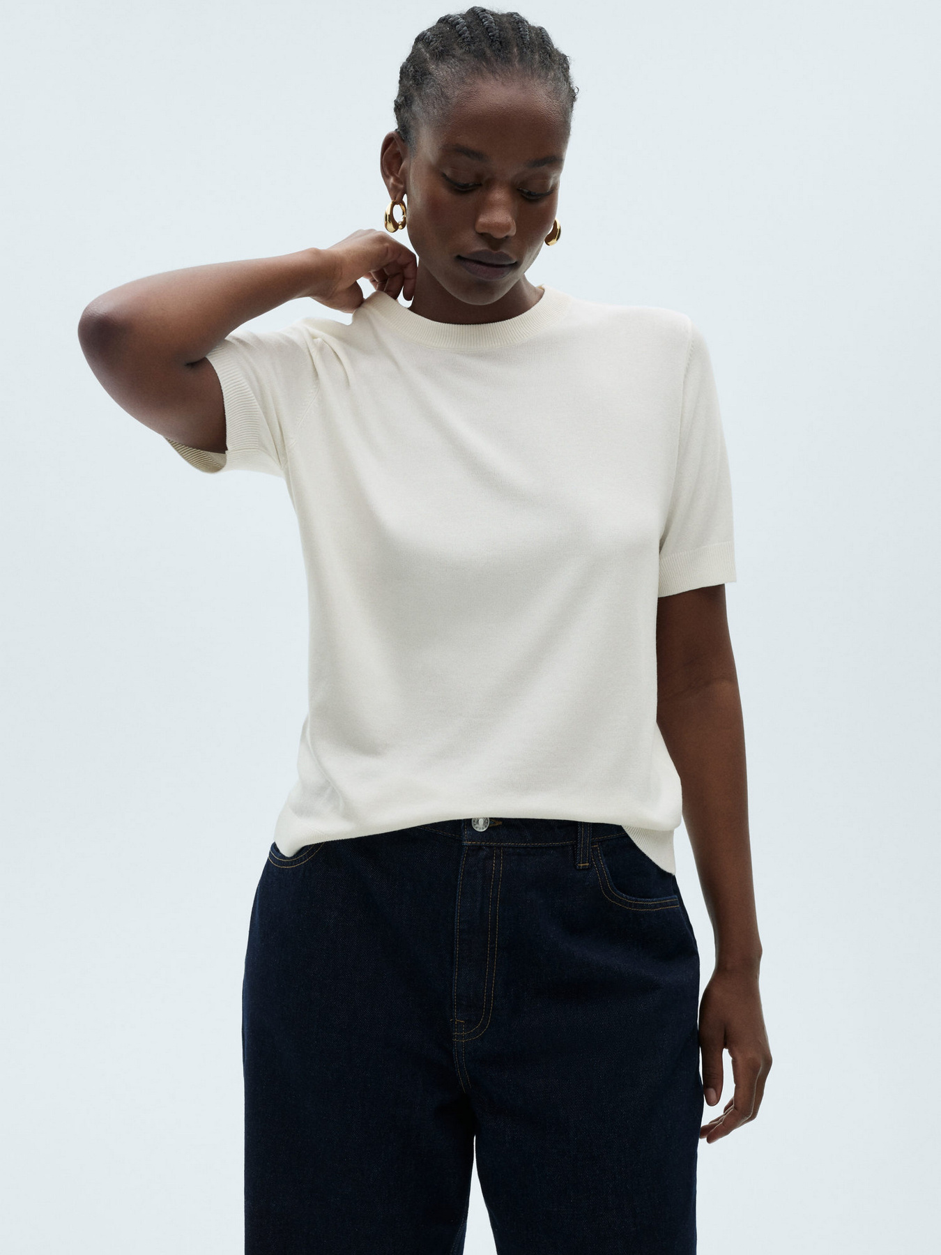 Футболка MANGO модель 87004083_5 Фото