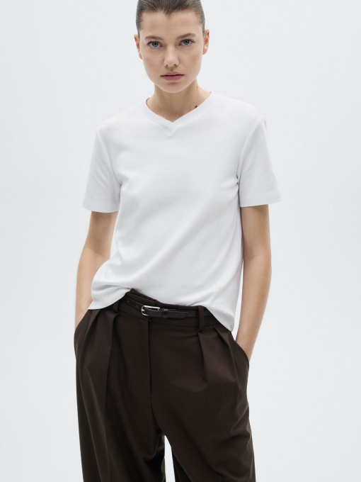 Футболка MANGO модель 87034079_1 Фото