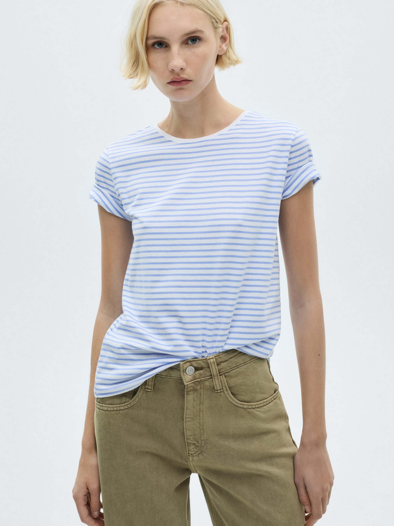 Футболка MANGO модель 87094073_50 Футболка MANGO модель 87094073_50 Фото