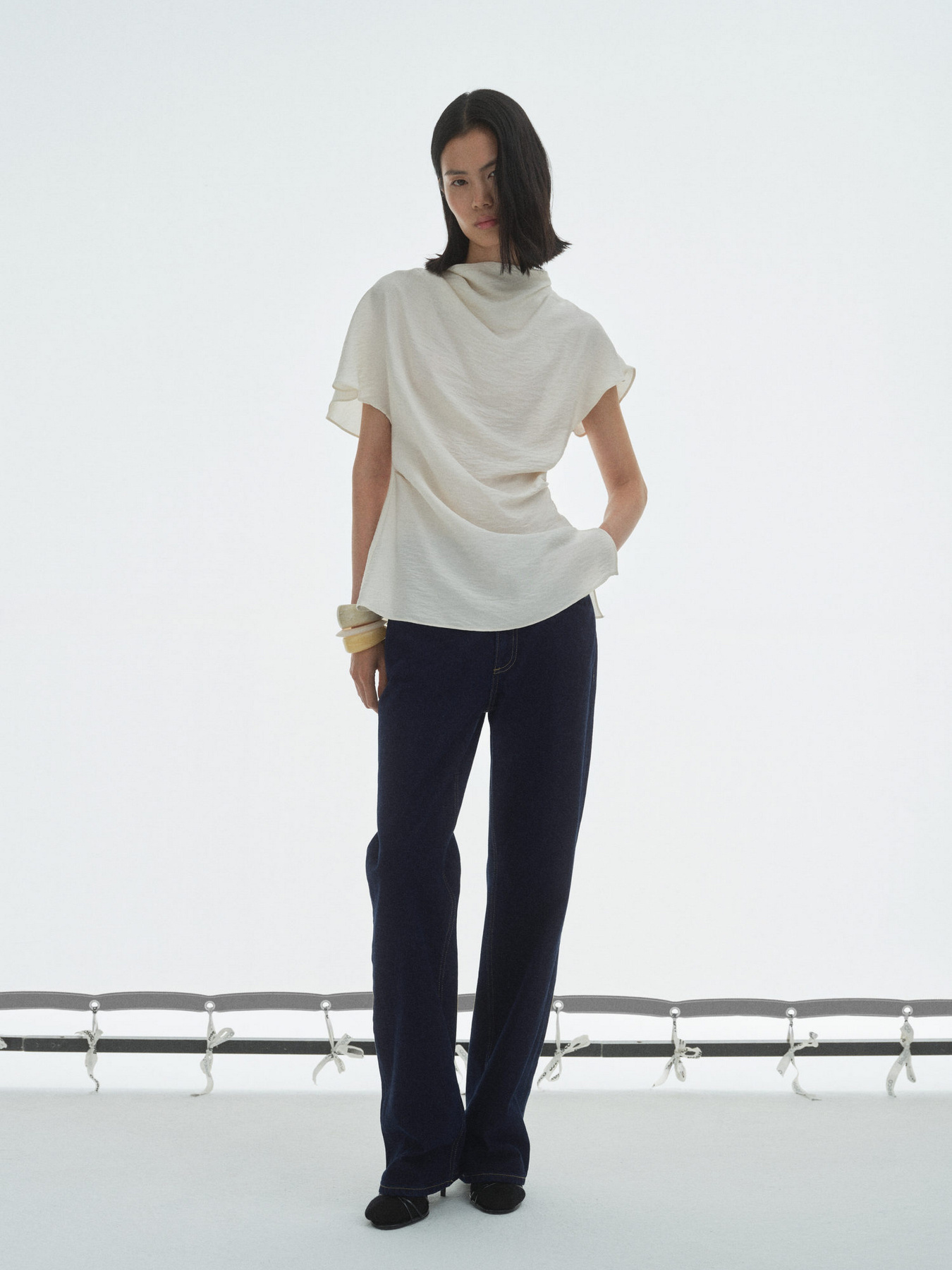 Прямі джинси MANGO модель 87014075_TS Фото