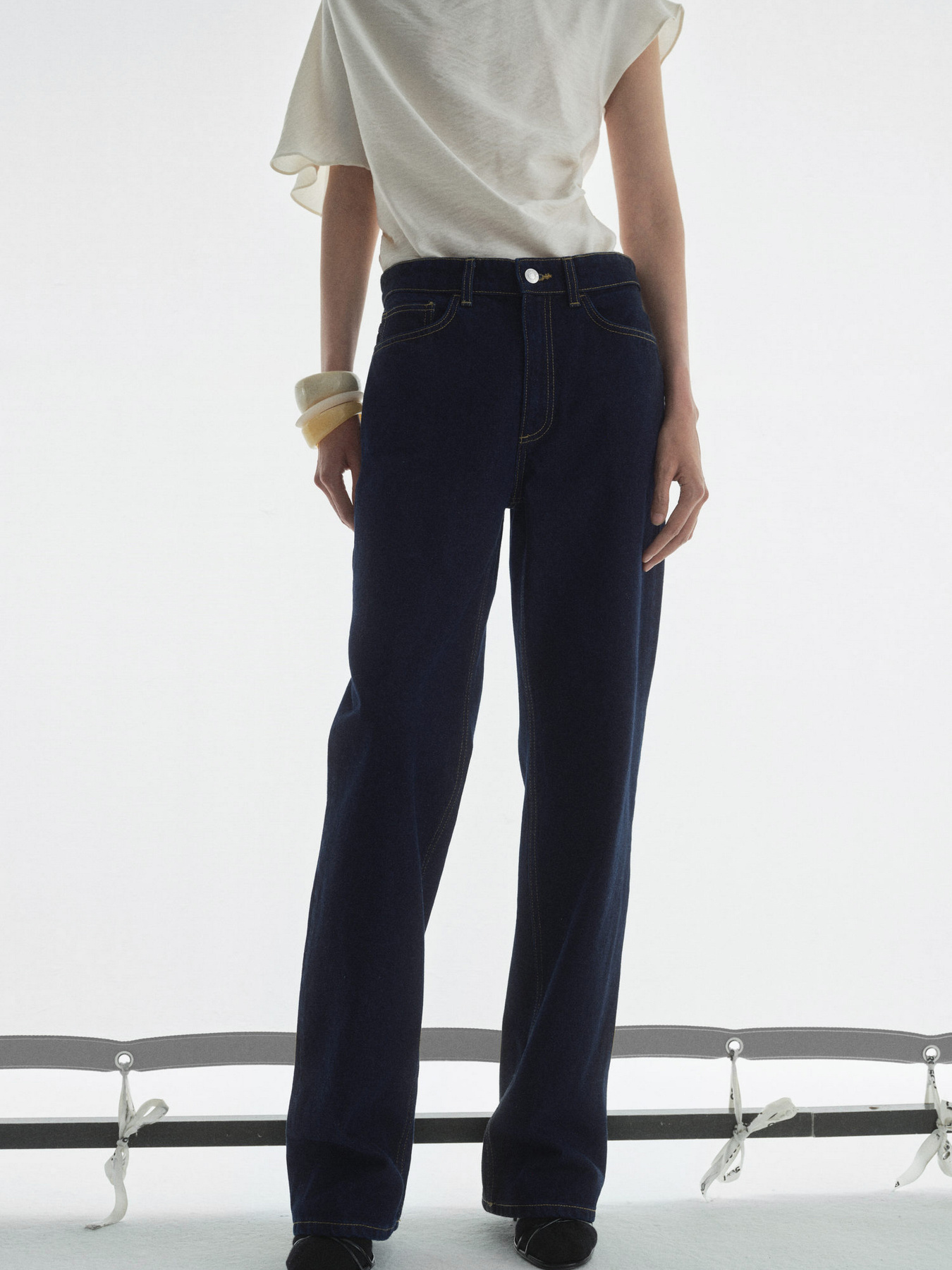 Прямі джинси MANGO модель 87014075_TS Фото