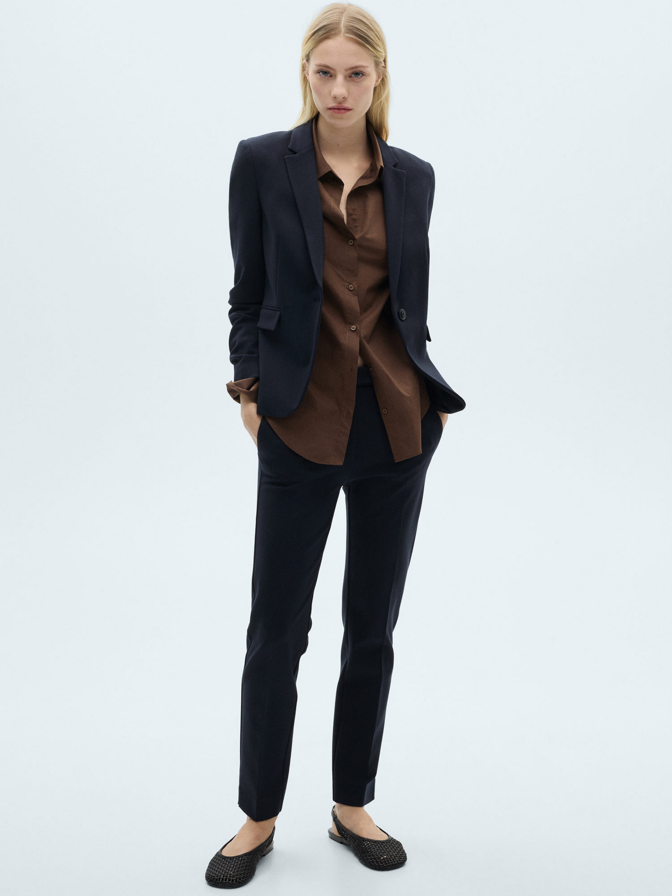 Класичні штани MANGO модель 87054808_69 Фото