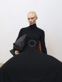 Платье макси MANGO модель 87084423_99 Фото