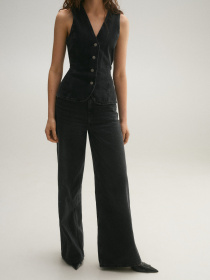 Широкие джинсы MANGO модель 87030651_TU Фото