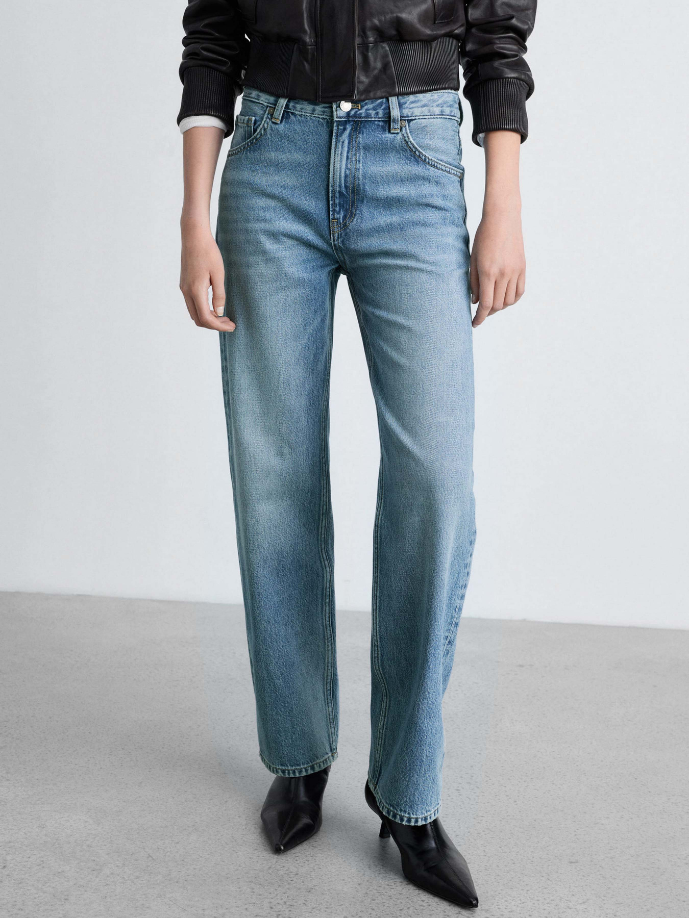 Прямі джинси MANGO модель 87033280_TM Прямі джинси MANGO модель 87033280_TM Фото