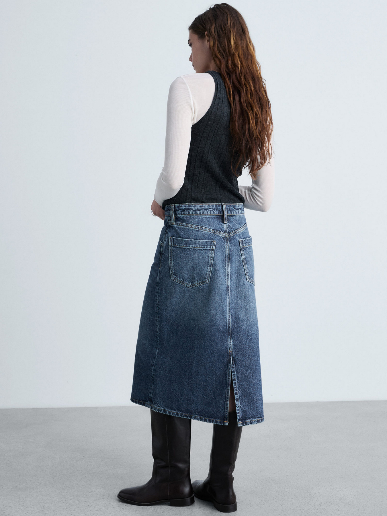 Джинсова спідниця MANGO модель 87040637_TO Джинсова спідниця MANGO модель 87040637_TO Фото