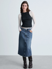 Джинсова спідниця MANGO модель 87040637_TO Джинсова спідниця MANGO модель 87040637_TO Фото