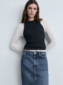 Джинсова спідниця MANGO модель 87040637_TO Джинсова спідниця MANGO модель 87040637_TO Фото