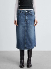 Джинсова спідниця MANGO модель 87040637_TO Джинсова спідниця MANGO модель 87040637_TO Фото