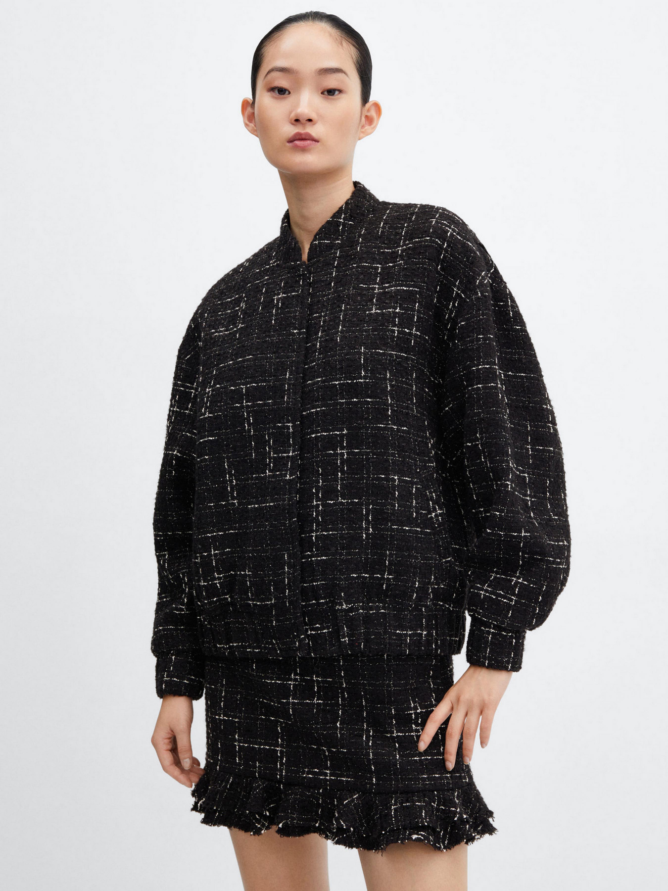 Бомбер MANGO Dupla модель 57069223_99 Фото