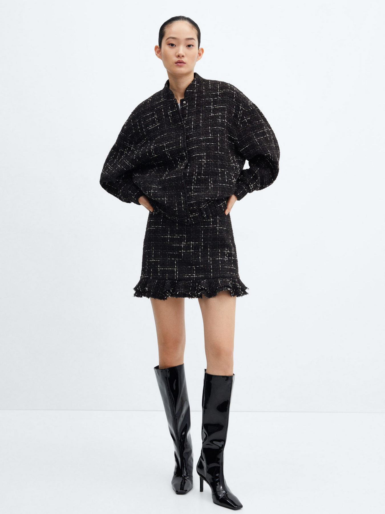 Бомбер MANGO Dupla модель 57069223_99 Фото