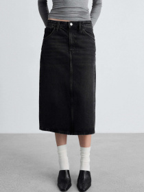 Джинсовая юбка MANGO модель 87080636_TN Фото