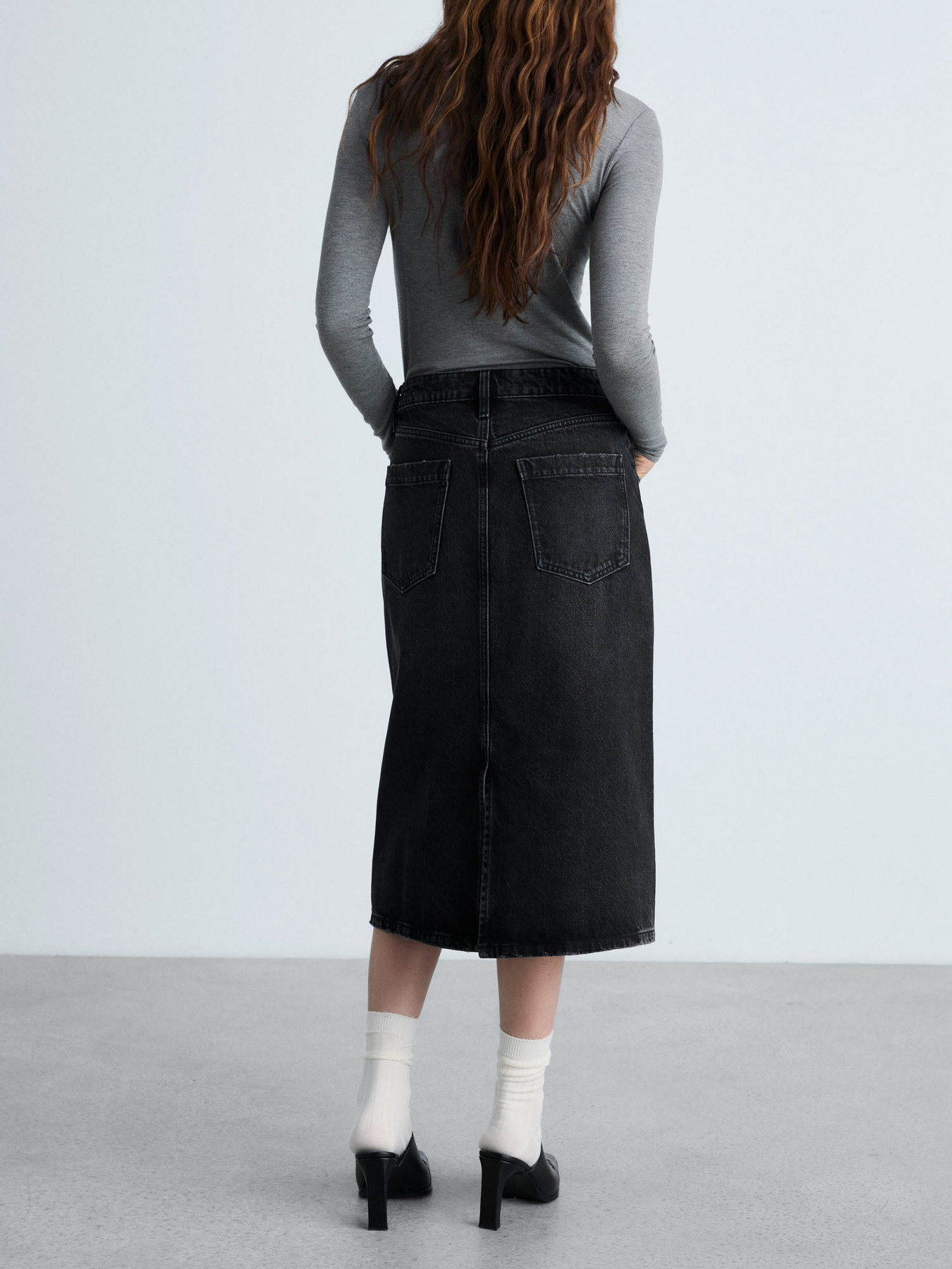 Джинсова спідниця MANGO модель 87080636_TN Фото