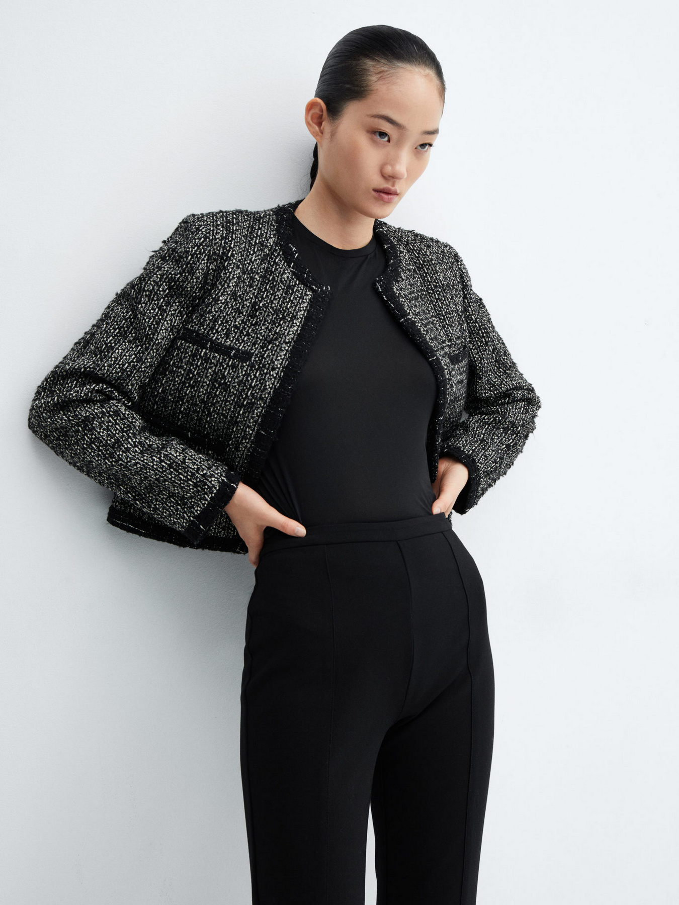 Жакет MANGO Piping модель 57099123_99 Фото