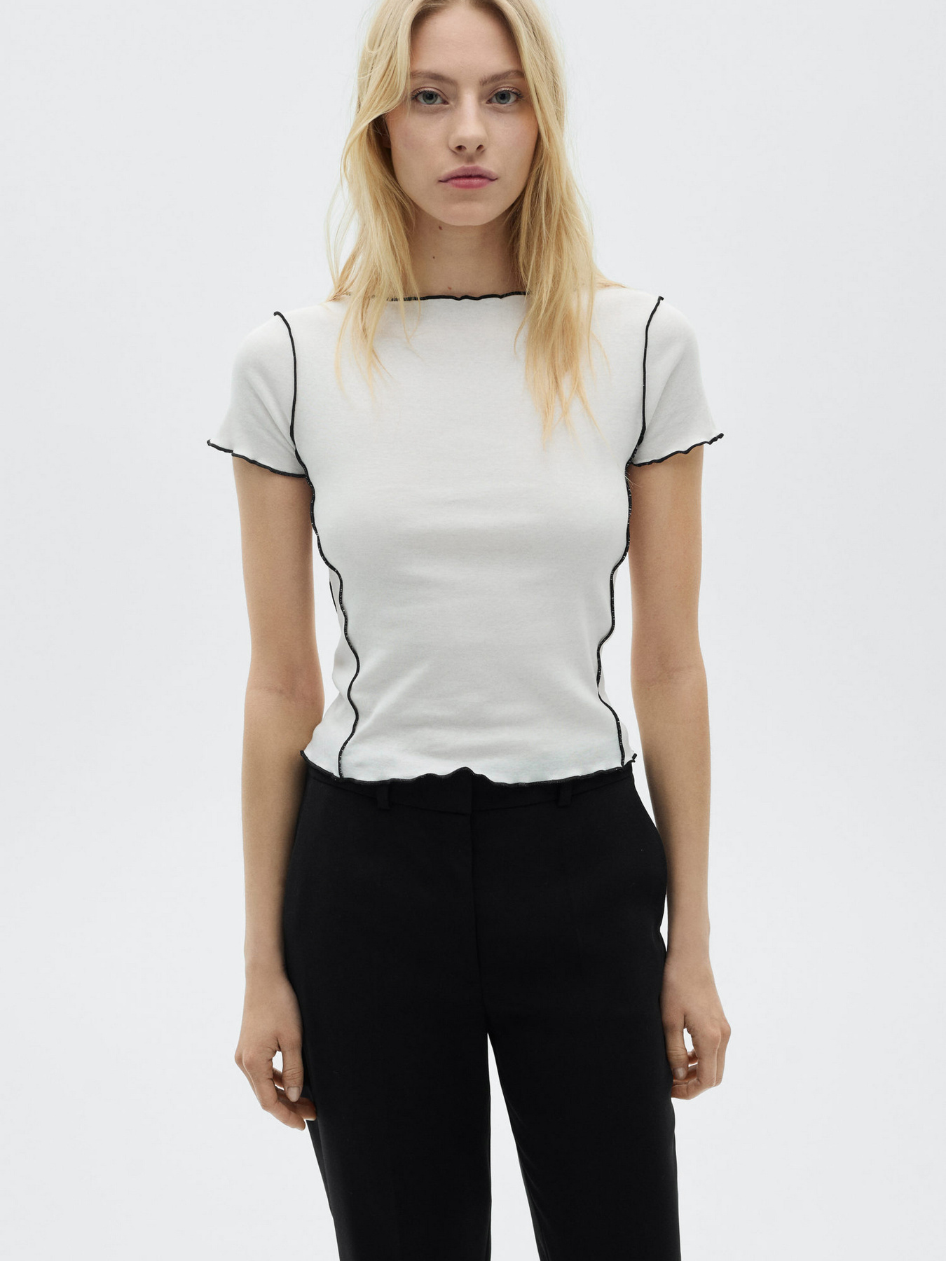 Футболка MANGO модель 87074090_1 Фото