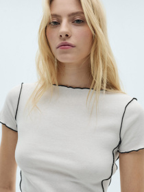 Футболка MANGO модель 87074090_1 Фото