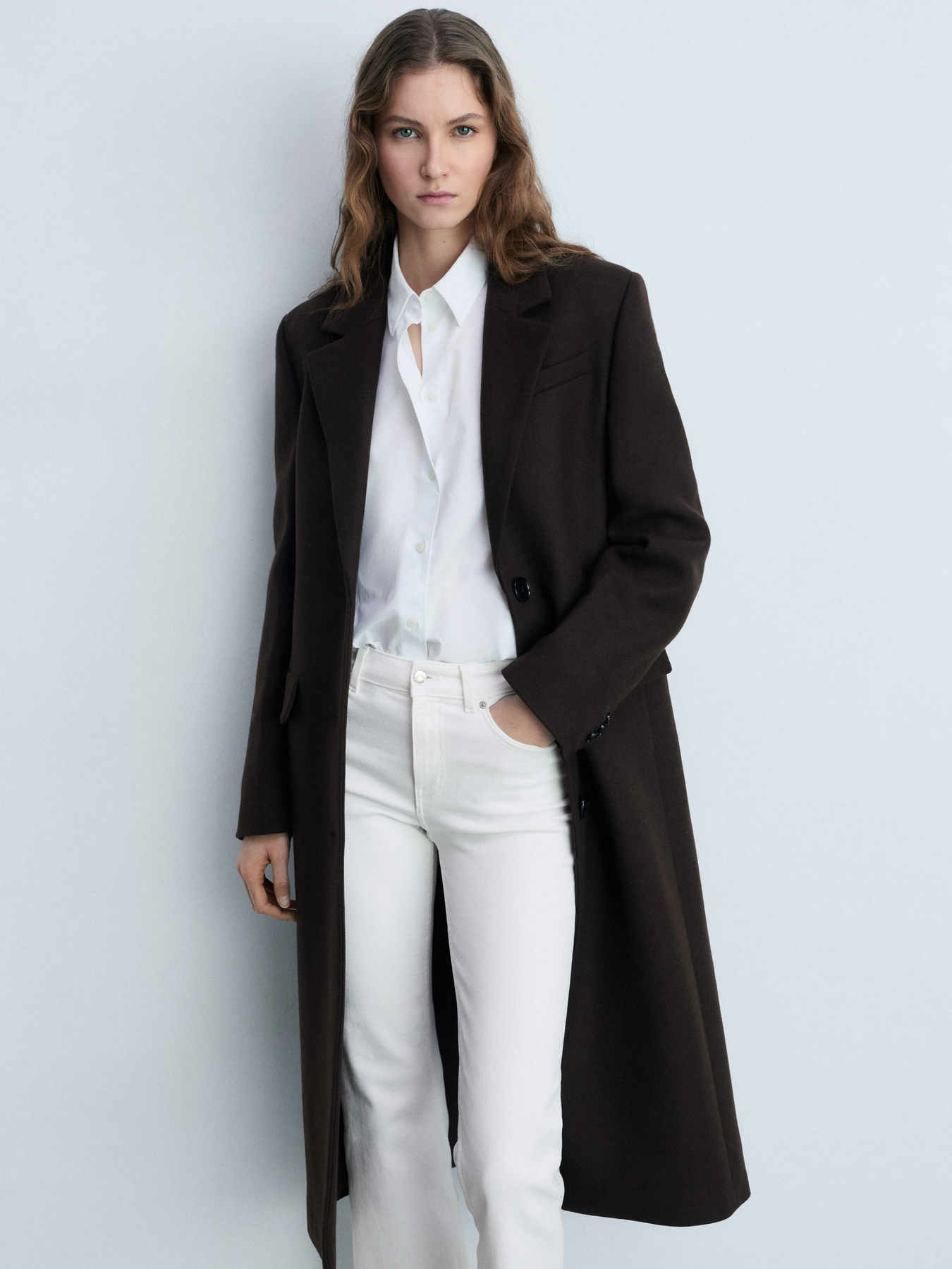 Прямые джинсы MANGO модель 87084068_1 Фото