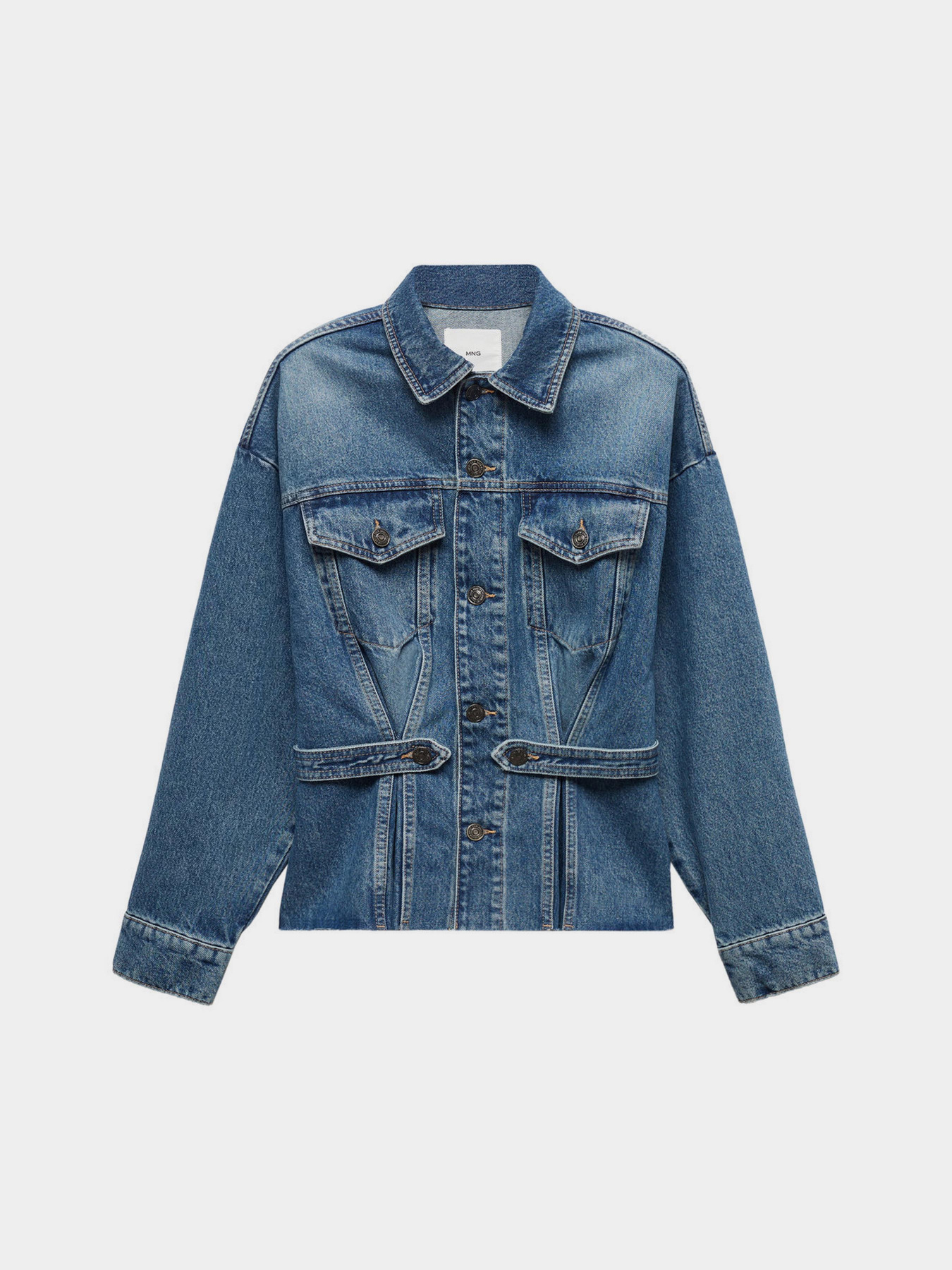 Джинсова куртка MANGO Zendaya модель 57079117_TO Фото