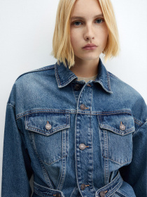 Джинсовая куртка MANGO Zendaya модель 57079117_TO Фото