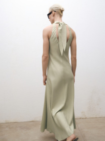 Платье макси MANGO модель 87024423_40 Фото