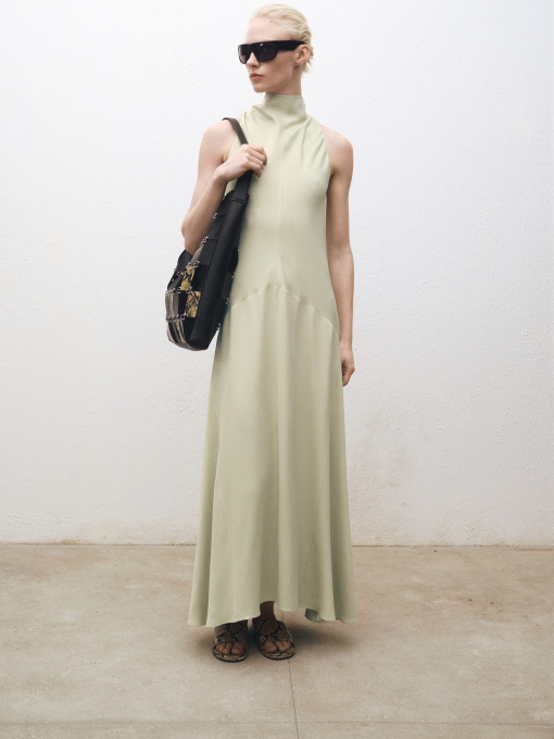 Платье макси MANGO модель 87024423_40 Фото