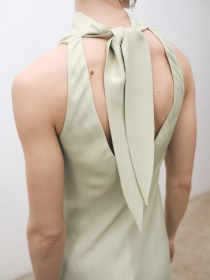 Платье макси MANGO модель 87024423_40 Фото