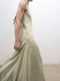 Платье макси MANGO модель 87024423_40 Фото