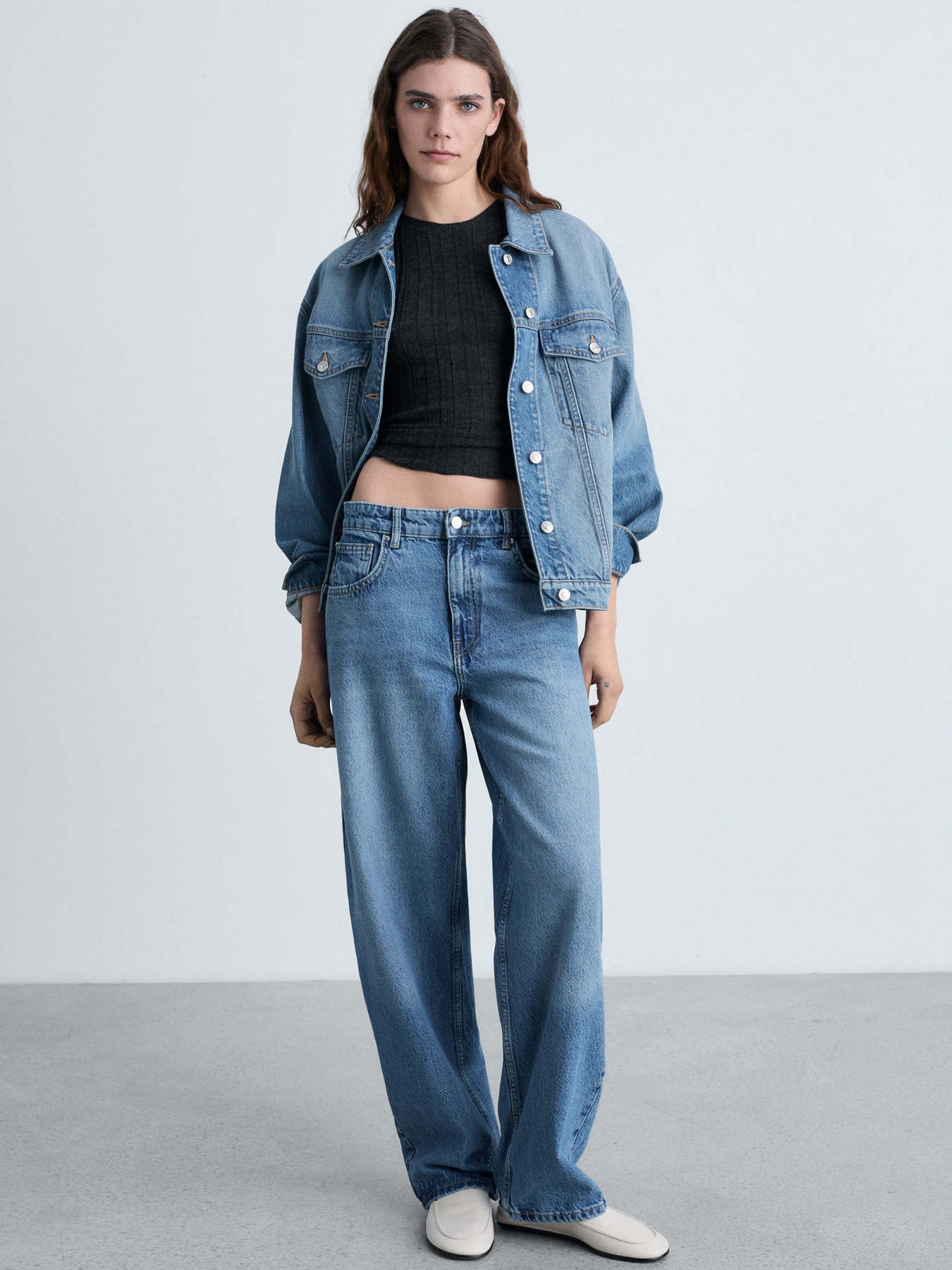 Прямые джинсы MANGO модель 87023289_TM Фото