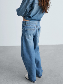 Прямые джинсы MANGO модель 87023289_TM Фото