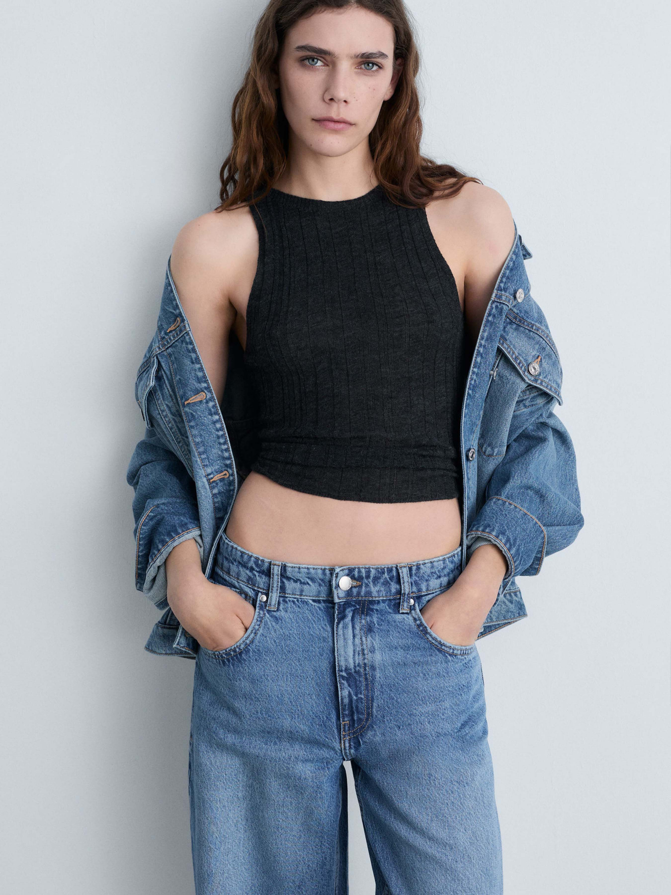 Прямі джинси MANGO модель 87023289_TM Фото