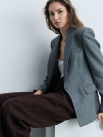 Широкие джинсы MANGO модель 87074094_32 Фото