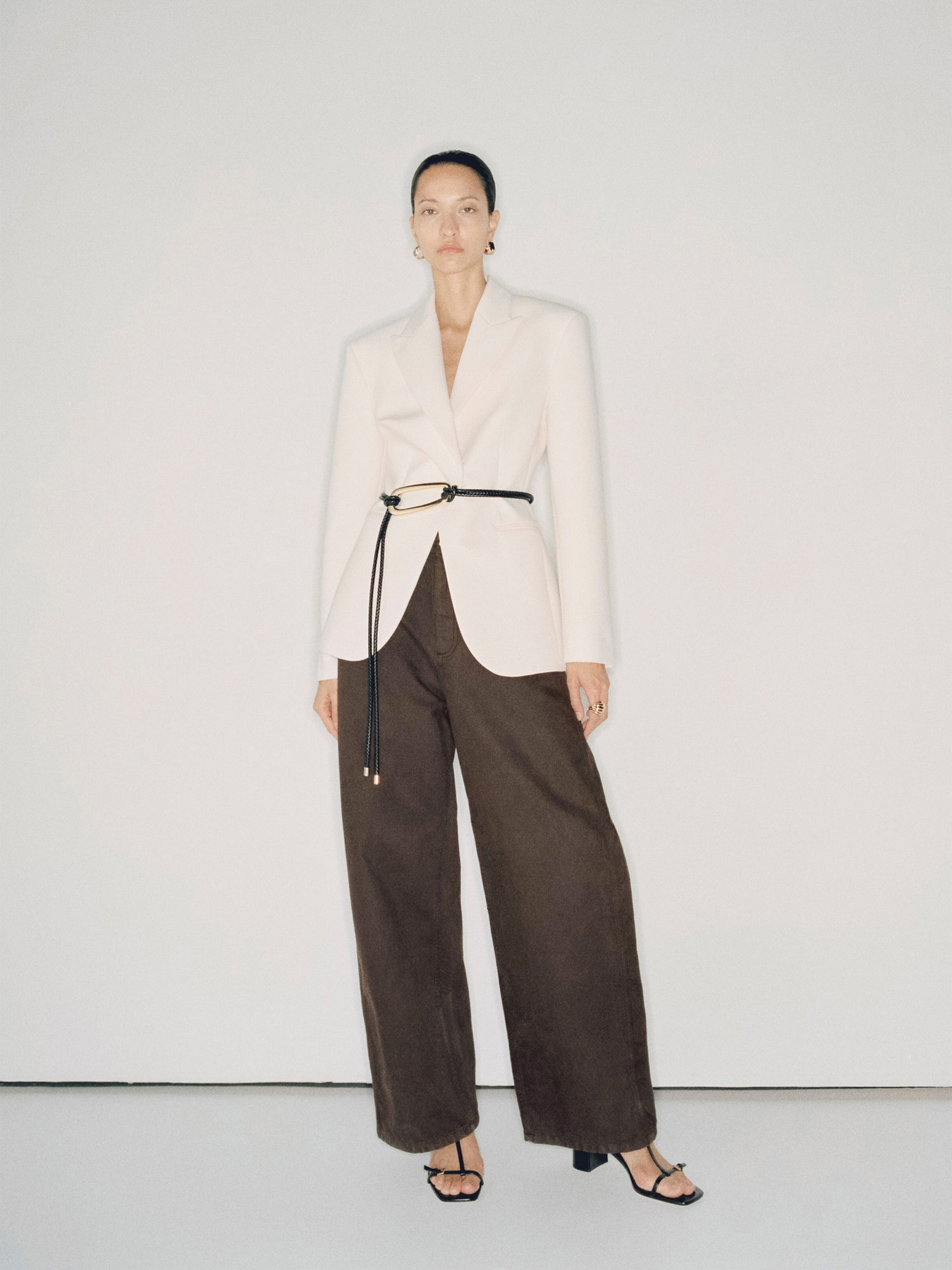 Широкі джинси MANGO модель 87074094_32 Фото