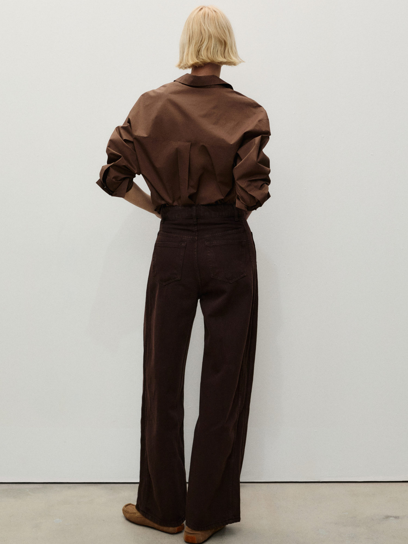 Широкі джинси MANGO модель 87074094_32 Фото