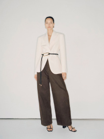 Широкі джинси MANGO модель 87074094_32 Фото