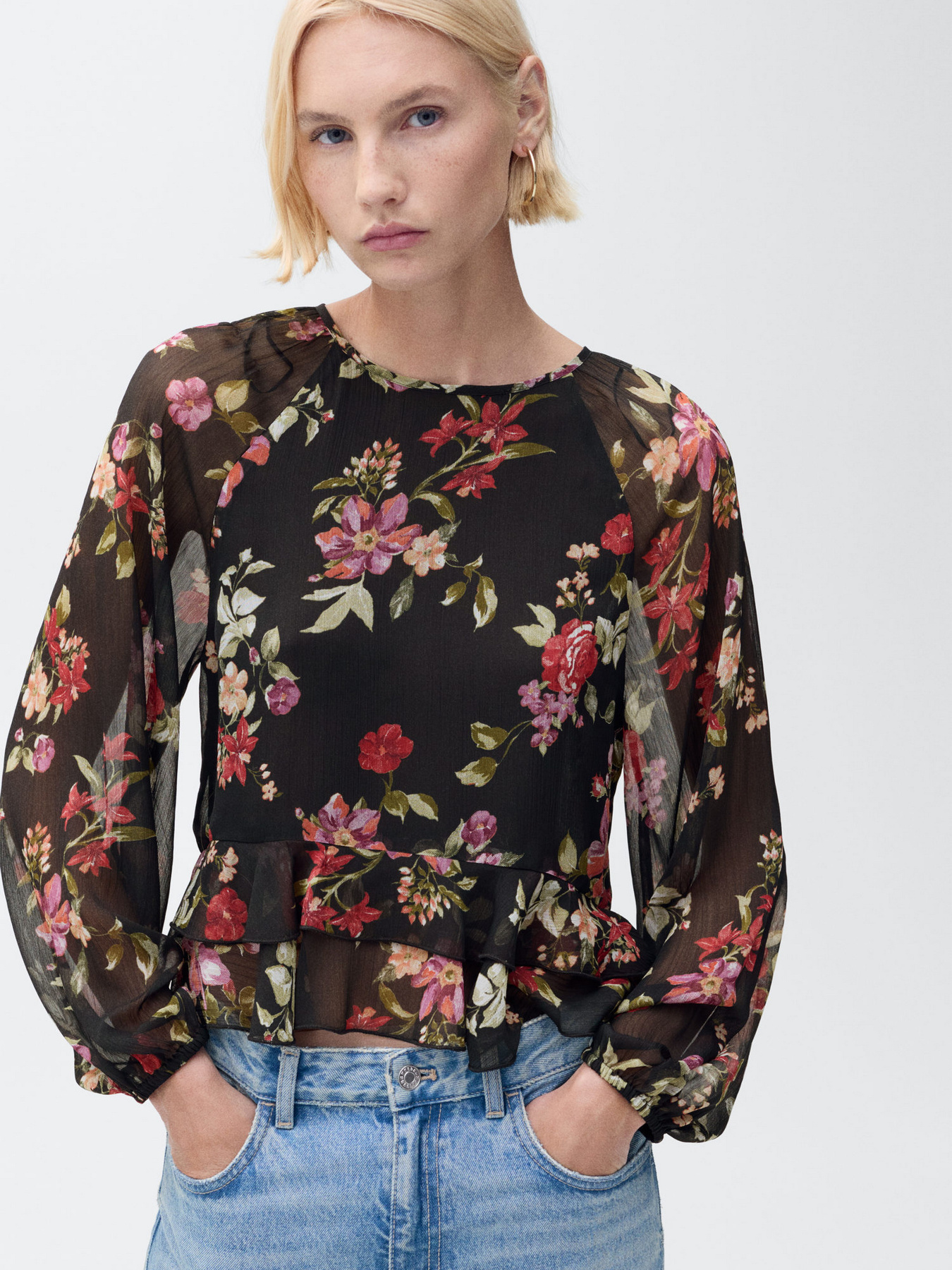 Блуза MANGO модель 87034075_99 Фото