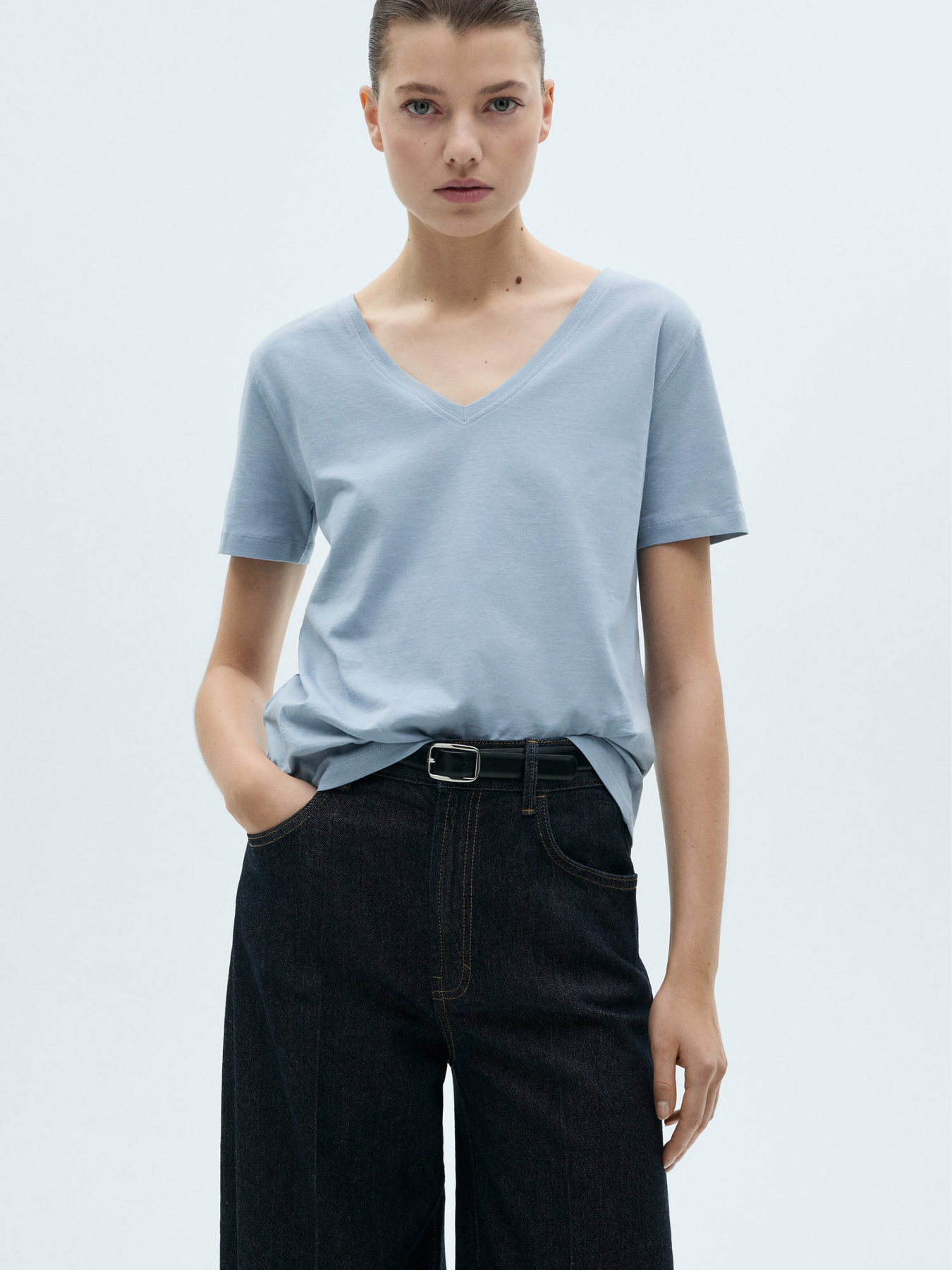 Футболка MANGO модель 87044074_50 Футболка MANGO модель 87044074_50 Фото