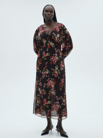 Платье миди MANGO модель 87080642_99 Фото