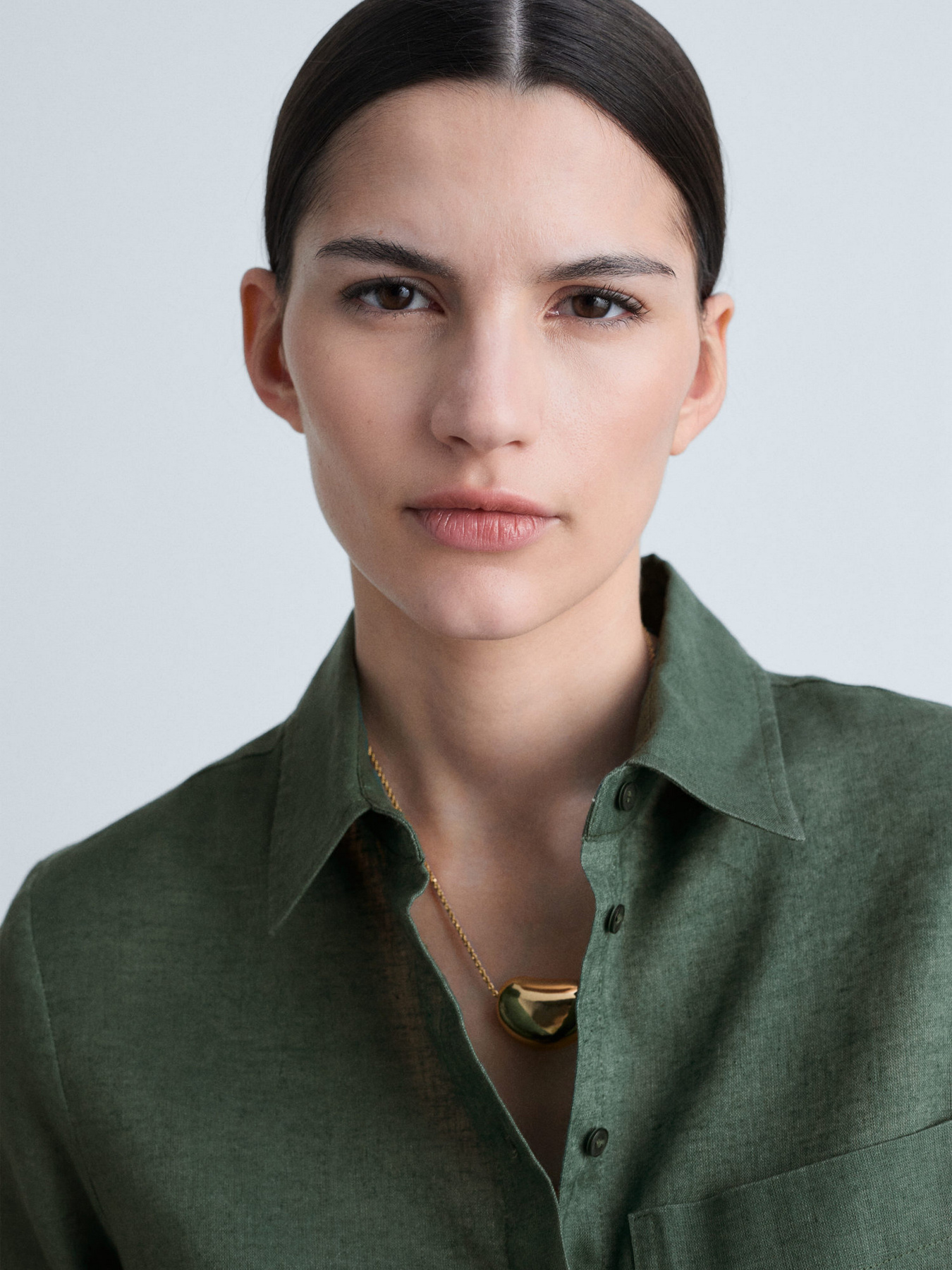 Рубашка повседневная MANGO модель 87085729_43 Фото