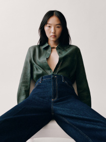 Рубашка повседневная MANGO модель 87085729_43 Фото