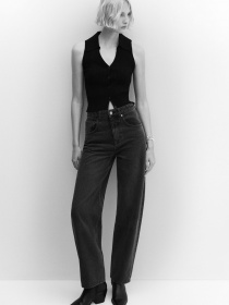 Прямые джинсы MANGO Alba модель 57086019_TN Фото